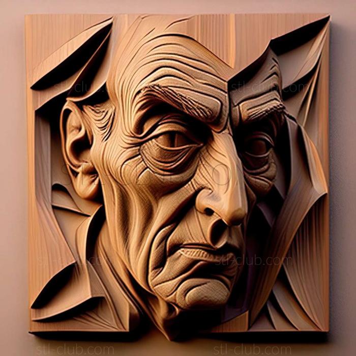 3D model Rem Koolhaas (STL)